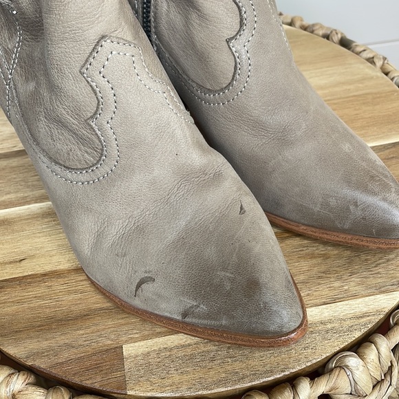 Frye Distressed Leather Booties - Picture 7 of 10